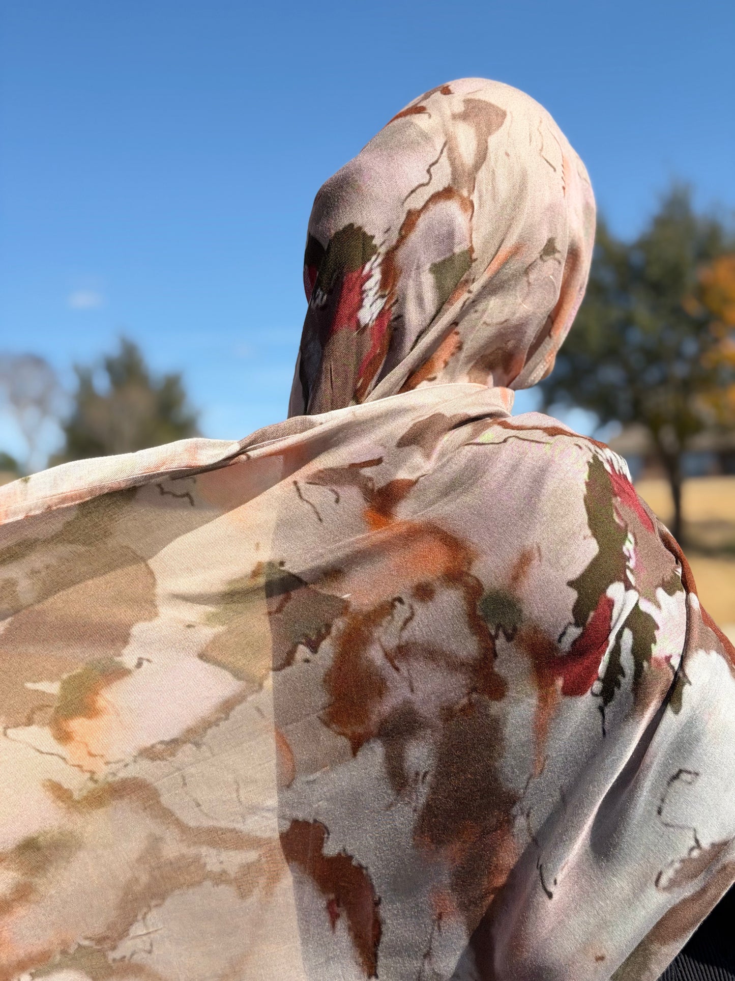 Blush Canva Watercolor Hijab