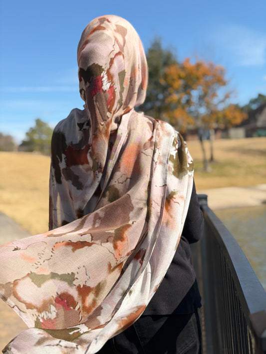 Elegant Turkish Hijab - Silk Scarf by Zoya Z