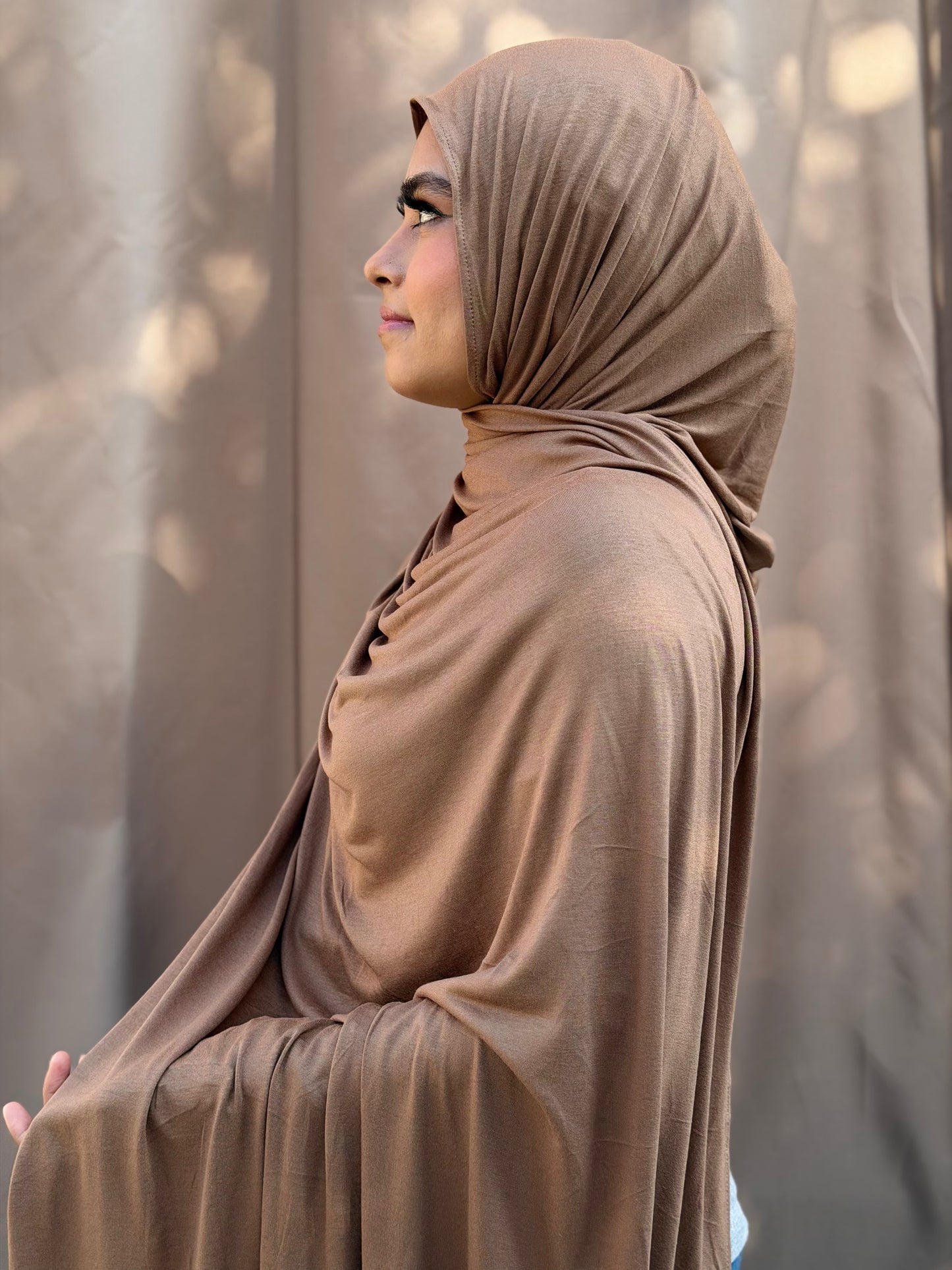 Camel Brown Jersey Hijab