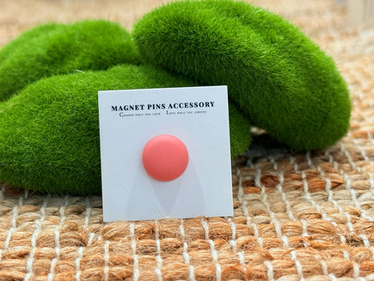 Pink hijab magnet with strong hold and elegant finish, designed for secure, snag-free styling in a versatile soft pink tone.