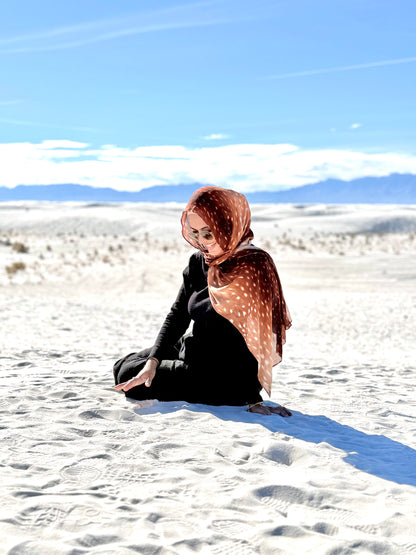 Deer Print Modal hijab