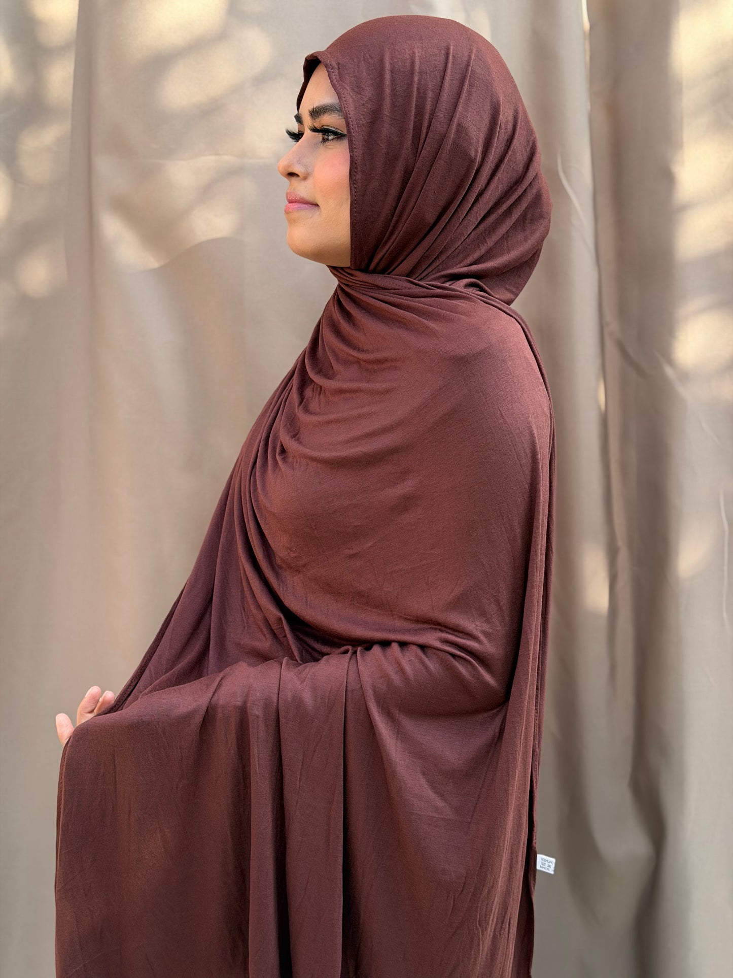 Cocoa Brown Jersey Hijab