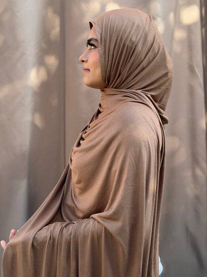 Camel Brown Jersey Hijab