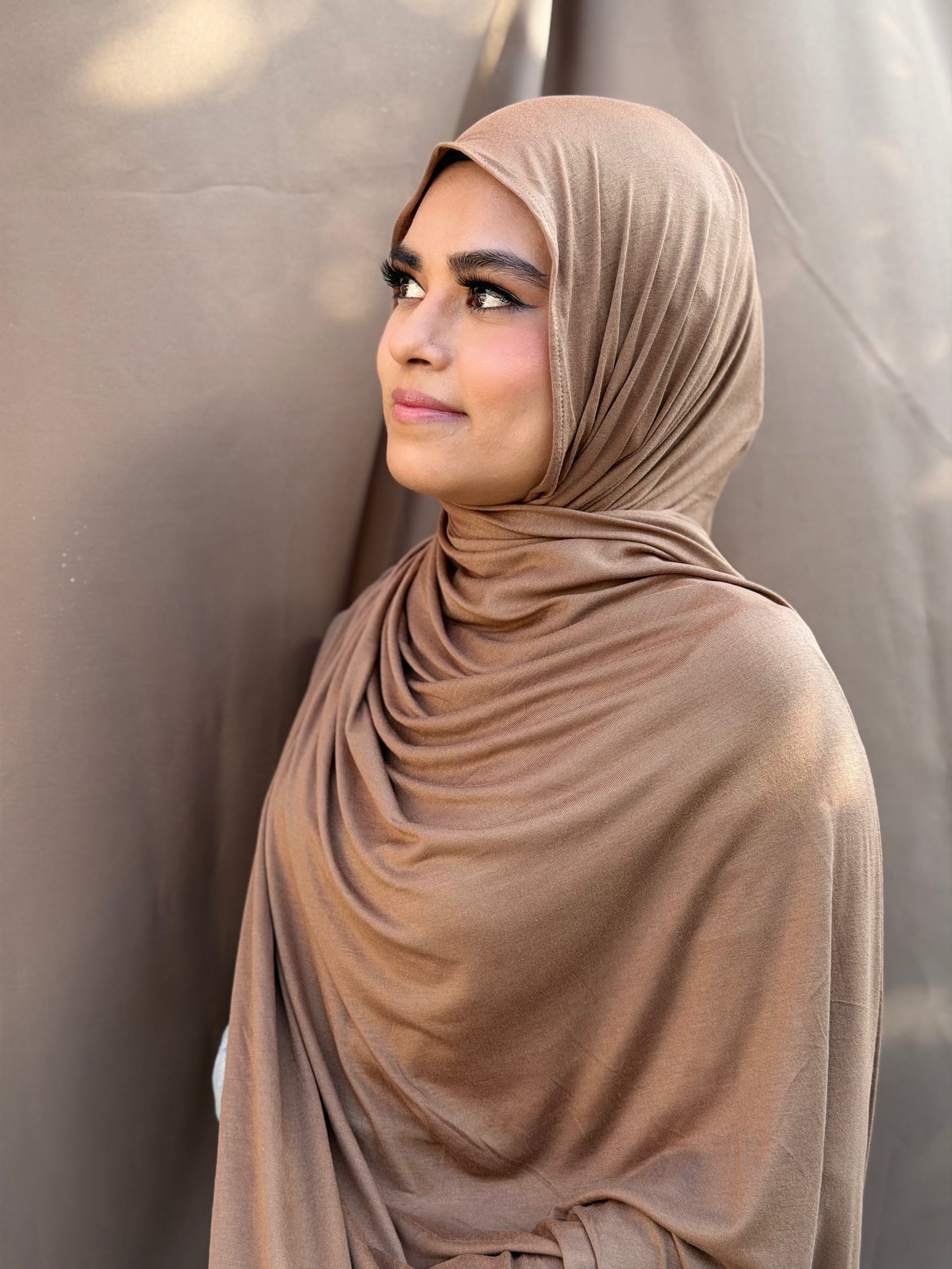 Camel Brown Jersey Hijab