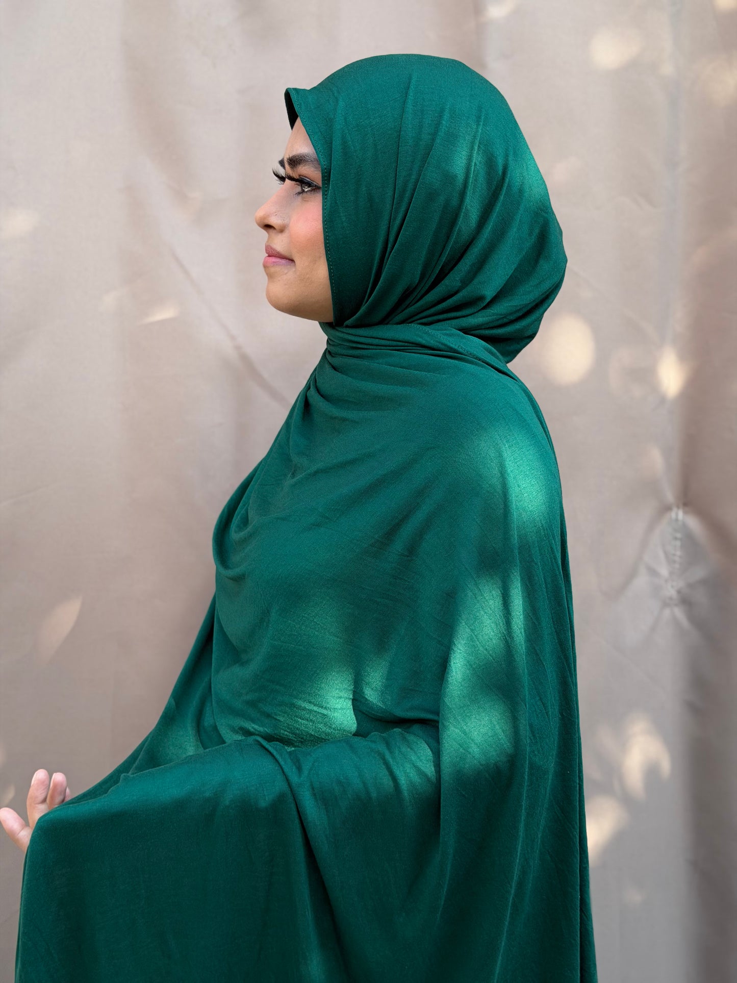 Forest Green Jersey Hijab