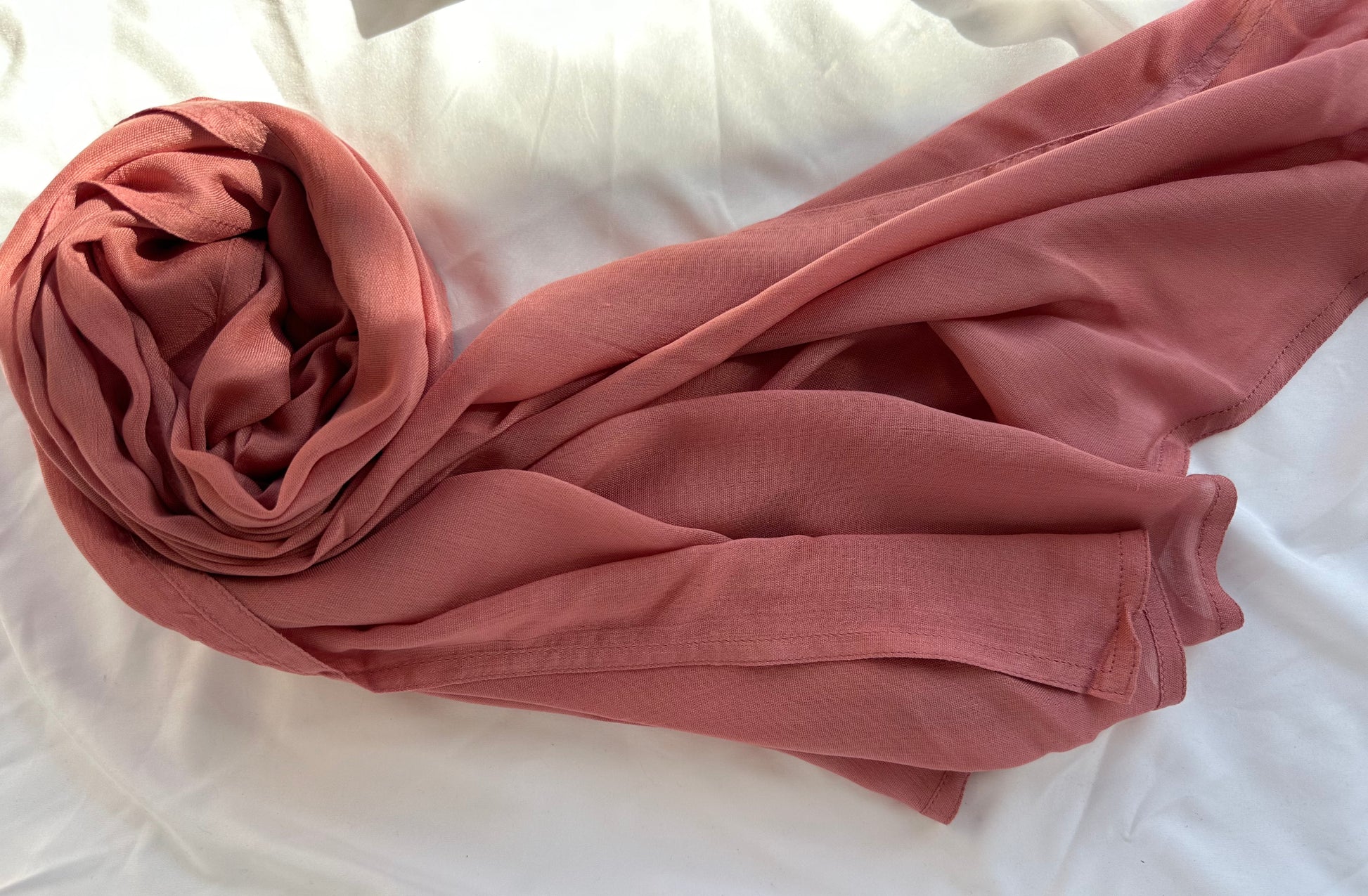 Dusty rose jersey hijab with stretch fabric – ideal for casual and active  Pink modal hijab soft breathable lightweight non-slip long scarf for Muslim women modest headscarf for everyday wear prayer work travel casual hijab wear
