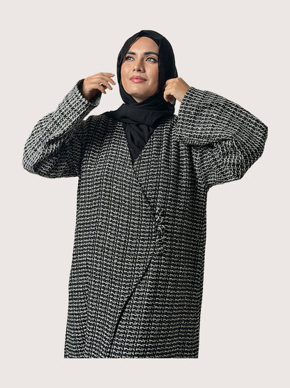 Amira Tweed Abaya Coat Set