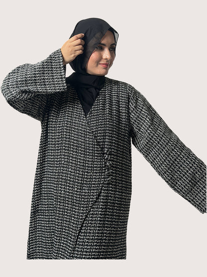 Amira Tweed Abaya Coat Set