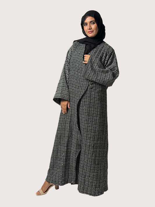 Amira Tweed Abaya Coat Set