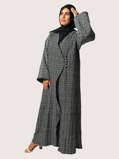 Amira Tweed Abaya Coat Set
