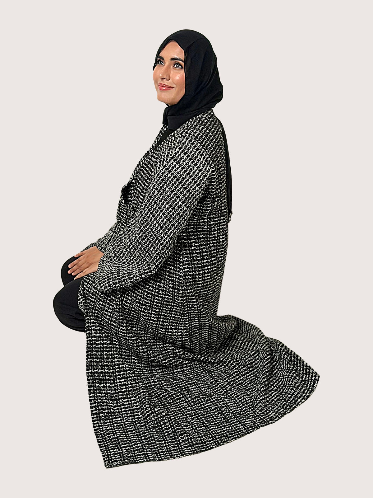 Amira Tweed Abaya Coat Set
