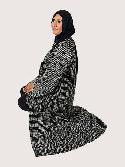 Amira Tweed Abaya Coat Set