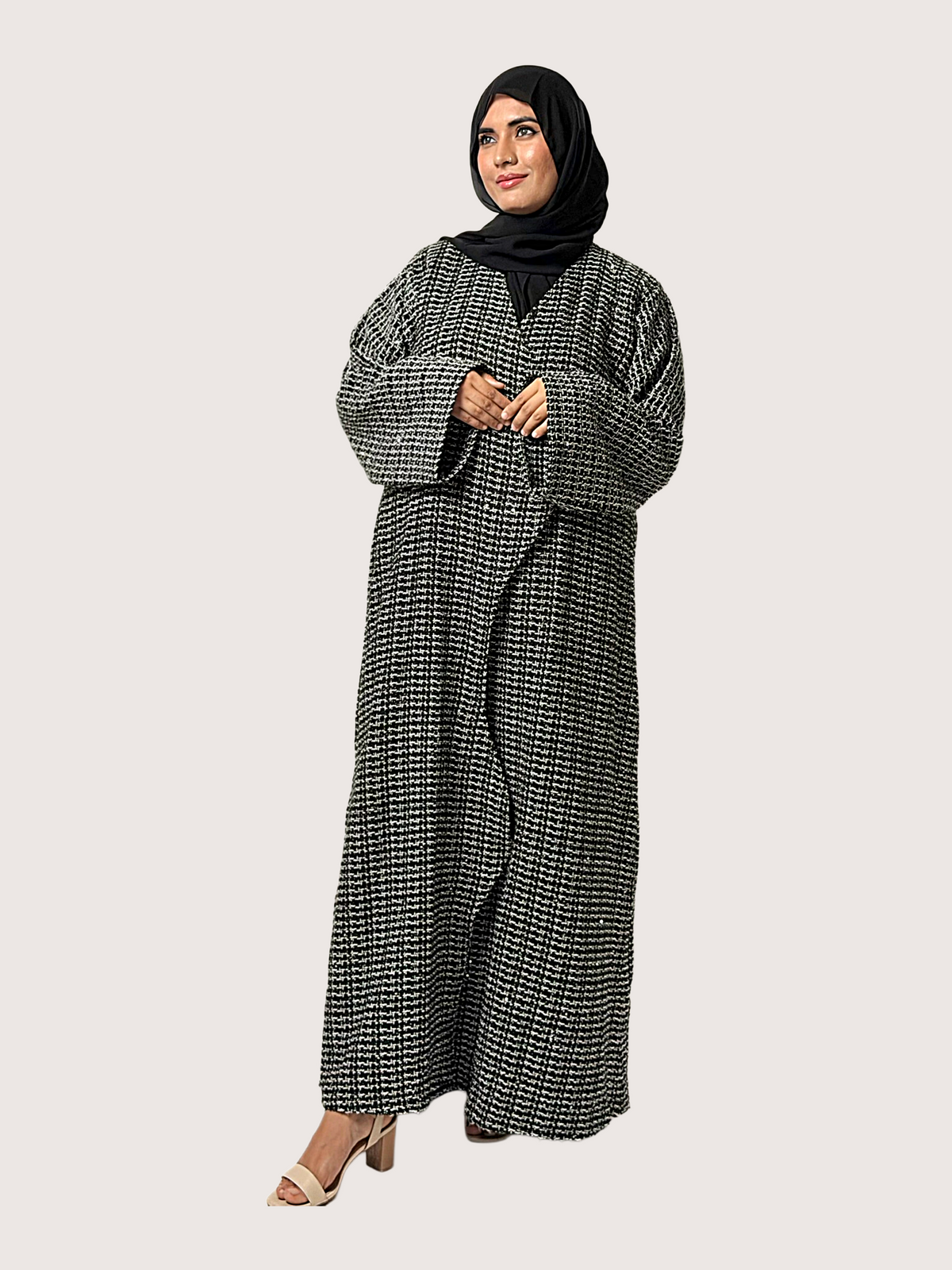 Amira Tweed Abaya Coat Set