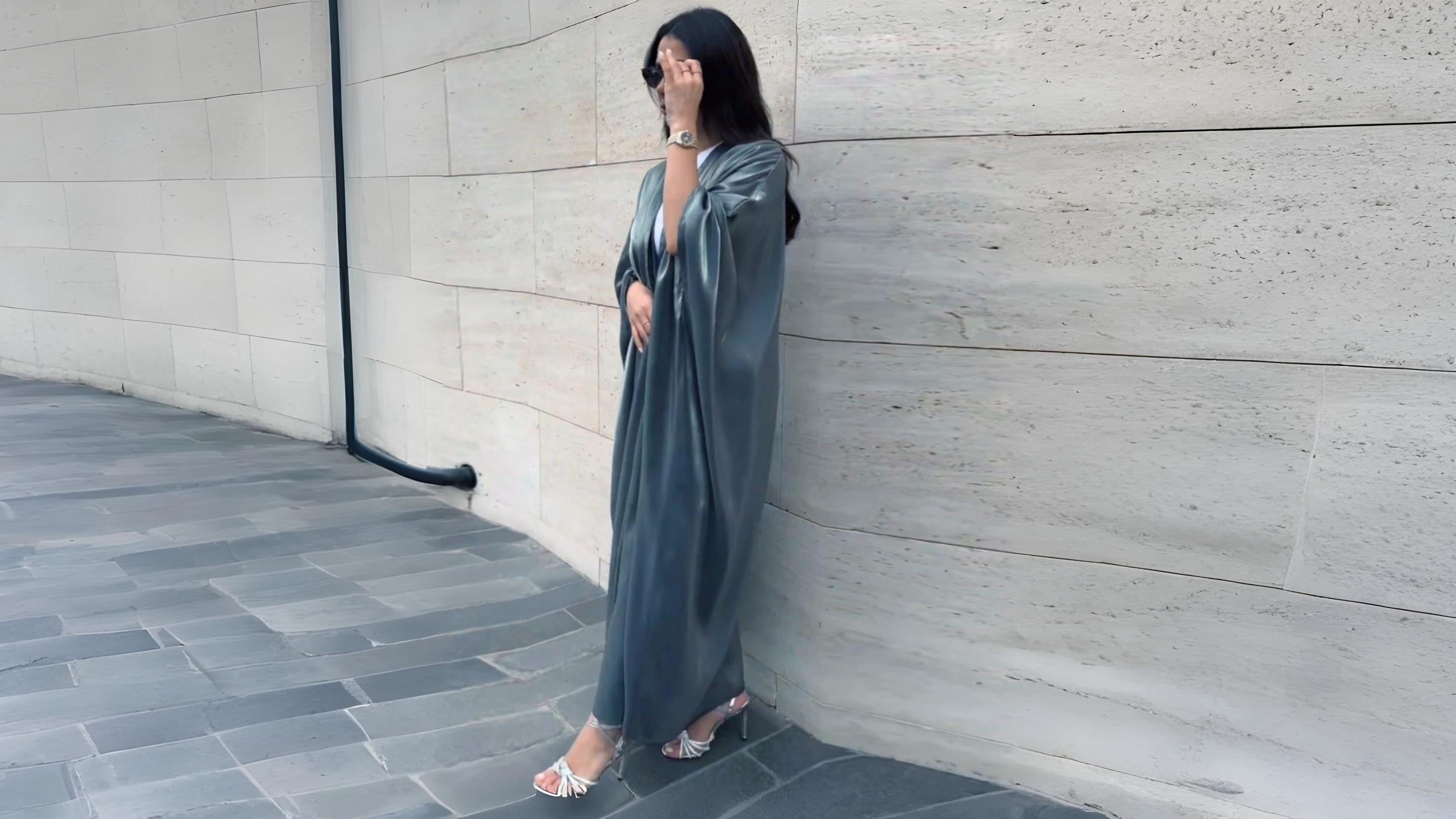 Casual abaya look  fashion 2025