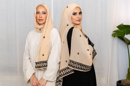 Elegant Turkish Hijab - Silk Scarf by Alif Scarf | Alif Scarf
